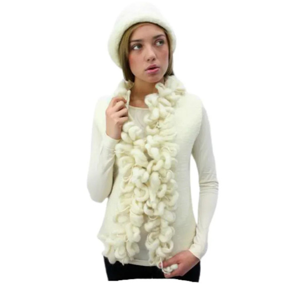 Hand Crafted Nuno Felted Boiled Wool Vest NWT - Picture 2 of 9